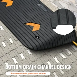 VEVOR Upgraded Rubber Threshold Ramp, 3.5