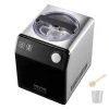 VEVOR Upright Automatic Ice Cream Maker with Built-in Compressor, 1 Quart No Pre-freezing Gelato Maker & Frozen Yogurt Machine, 4 Modes Electric Sorbet-Maker, Compressor Ice Cream Machine for Home