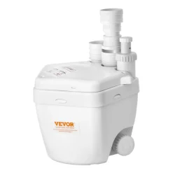 VEVOR Utility Sink Pump, 1 HP, 2200 GPH Under Sink Pump with 3 Water Inlets 1 Outlet, 36 ft Max Lift, Cast Aluminum Body, with Overload Protection, for Sink Shower Wash Bin Urinal Kitchen Basement