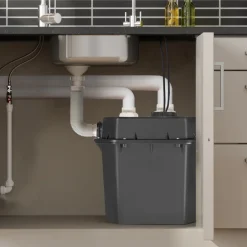 VEVOR Utility Sink Pump, 1/3 HP, 120-Volt, 1750 GPH Flow, 18 ft Head, Under-Sink Sump Pump System with Copper Wire Motor, Heavy-Duty Utility/Laundry Sink Pump, Drain Pump with 1-1/2