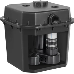 VEVOR Utility Sink Pump, 1/3 HP, 120-Volt, 2900 GPH Flow, 25 ft Head, Under-Sink Sump Pump System with 6 Gallon Basin, Automatic Utility/Laundry Sink Pump, Drain Pump with 1-1/2