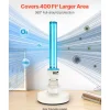 VEVOR UV Light Bulb, 4 Pack, 25W Replacement Ultraviolet UVC Lamp with Ozone, 253.7 nm + 185 nm Wavelength UVO Light Bulb, E27 Universal, for 400 sqft Living Room, Classroom, Office, Restaurant