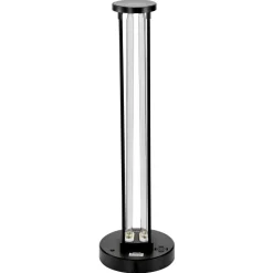 VEVOR UV Light, 25W Ultraviolet Lamp with Ozone Purifier, Portable UVC Lamp with Remote Control, UVO Light Bulb with Base and 30/60/120 Min 3-Gear Timer, for 400 sqft Living Room, Bedroom, Hotel
