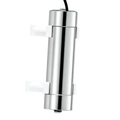 VEVOR UV Water Purifier, 8W 1GPM, 110V Versatile Ultraviolet Water Purifier Filter with Stainless Steel Housing, Whole House UV Water Filter with Quartz Sleeve Fit for Shower/Drinking/Cleaning