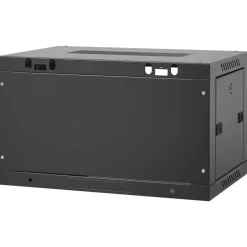 VEVOR 6U Wall Mount Network Server Cabinet, 15.5'' Deep, Server Rack Cabinet Enclosure, 200 lbs Max. Ground-mounted Load Capacity, with Locking Glass Door Side Panels, for IT Equipment, A/V Devices