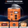 VEVOR 2000VA Auto Variable Voltage Transformer, 15.3 Amp, 110V Input 0-130V Output AC Voltage Regulator Power Supply, with 4 Extra Fuses Thermal Control Switch for Home Industrial Office