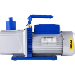 VEVOR Vacuum Pump 12CFM 1HP Vane Vacuum Pump Two Stage 3 x 10-1 Pa Ultimate HVAC Rotary Auto AC Refrigerant Vacuum Pump, for Automobile Reparation Vacuum Evacuation