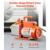 VEVOR Vacuum Pump, 9 CFM, HVAC 2 Stage Rotary Vane Vacuum Pump, for R134a R22 R410a Systems, Auto AC Vacuum Pump Kit with Oil Bottle, for Automotive Air Conditioner Maintenance Resin Degassing