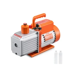 VEVOR Vacuum Pump, 9 CFM, HVAC 2 Stage Rotary Vane Vacuum Pump, for R134a R22 R410a Systems, Auto AC Vacuum Pump Kit with Oil Bottle, for Automotive Air Conditioner Maintenance Resin Degassing