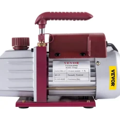 VEVOR Vacuum Pump 4.5CFM Vacuum Pump HVAC Single-Stage Rotary Vane Vacuum Pump 1/3HP 5PA Ultimate Air Conditioning Refrigerant Vacuum Pump