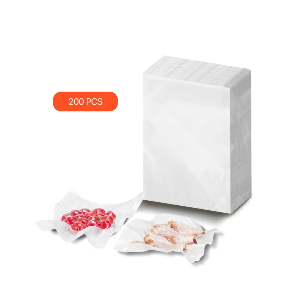 VEVOR Vacuum Sealer Bags, 200 PCS 8 x 12 Inch Durable Seal Bags, Non-BPA Food Grade Seal A Meal Freezer Bags, Vac Sealing Bag for Food Saver, Ideal Food Storage Vacuum Bags for Meal Prep or Sous Vide