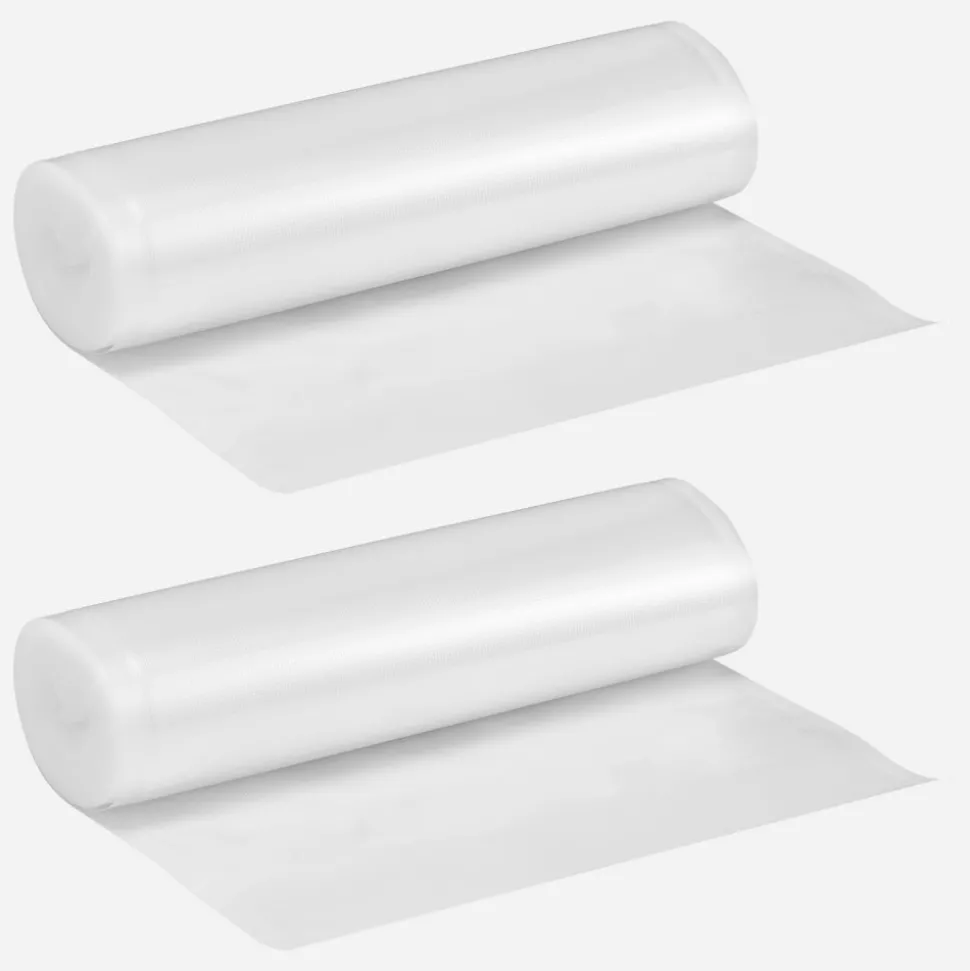 VEVOR Vacuum Sealer Bags, 2 Rolls 11 In x 50 Ft, Non-BPA Food Grade Seal A Meal Bags, Customizable Freezer-friendly Vac Sealing Bag for Food Saver, Food Storage Vacuum Bags for Meal Prep or Sous Vide