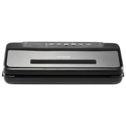 VEVOR Vacuum Sealer Machine, 80Kpa 120W Powerful Compact Food Sealer, 7-in-1 Multi-Functional Food Vacuum Sealer, Automatic Air Sealing System with Built-in Cutter with 10 Vacuum Bags & 1 Bag Roll