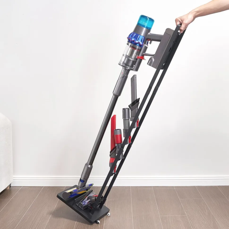 VEVOR Vacuum Stand, Compatible With Dyson V6 V7 V8 V10 V11 V15, Stable Vacuum Stand Holder with Wheels for Dyson DC30 DC31 DC34 DC35 DC58 DC59 DC62 D74 Cordless Upright Vacuum Cleaners & Accessories