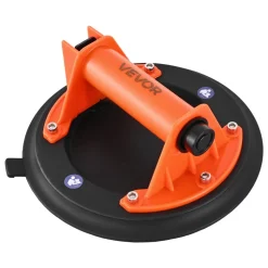 VEVOR Vacuum Suction Cup, 8-Inch Vacuum Glass Lifter with ABS Handle, 400 lbs Max Lifting Capacity Tile Suction Cup Tool with Carrying Case for Lifting Large Tile, Granite, Drywall, Windows (2-Pack)