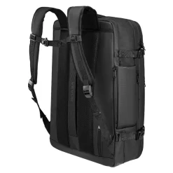 VEVOR Vacuum Travel Backpack, 65L, Expandable Vacuum Seal Compression Travel Backpack, with TSA-Approved Lock, Multiple Pockets Compartments, Water-Resistant Carry-On Suitcase Luggage, No Pump, Black