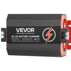 VEVOR 12V 60A DC to DC Battery Charger, 750W, On-Board Battery Charger for Lead-Acid, Lithium, AGM, GEL, and Flooded Batteries, Smart Multi-Stage Charging, for RVs, Commercial Vehicles, Boats, Yachts