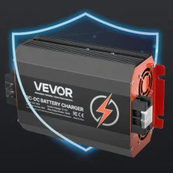 VEVOR 12V 60A DC to DC Battery Charger, 750W, On-Board Battery Charger for Lead-Acid, Lithium, AGM, GEL, and Flooded Batteries, Smart Multi-Stage Charging, for RVs, Commercial Vehicles, Boats, Yachts