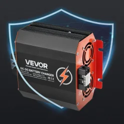 VEVOR 12V 30A DC to DC Battery Charger, 375W, On-Board Battery Charger for Lead-Acid, Lithium, AGM, GEL, and Flooded Batteries, Smart Multi-Stage Charging, for RVs, Commercial Vehicles, Boats, Yachts