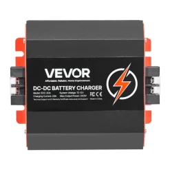 VEVOR 12V 30A DC to DC Battery Charger, 375W, On-Board Battery Charger for Lead-Acid, Lithium, AGM, GEL, and Flooded Batteries, Smart Multi-Stage Charging, for RVs, Commercial Vehicles, Boats, Yachts