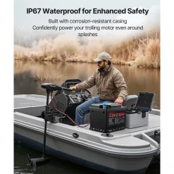 VEVOR 12V 30Ah Dual Purpose LiFePO4 Lithium Battery, 600 CCA Group 47, Car Start-Stop Lithium-ion Starter Battery Plus Deep Cycle, Built-in Smart BMS, for Automotive, Trolling Motor, Engine Starting