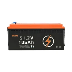 VEVOR 48V 105Ah Golf Cart Lithium Battery, 48 Volt Golf Cart Battery with 200A BMS, LCD Monitor and Mobile APP, LiFePO4 Battery with 600A Peak Current, ABS Shell and 4000+ Cycles, for Golf Carts