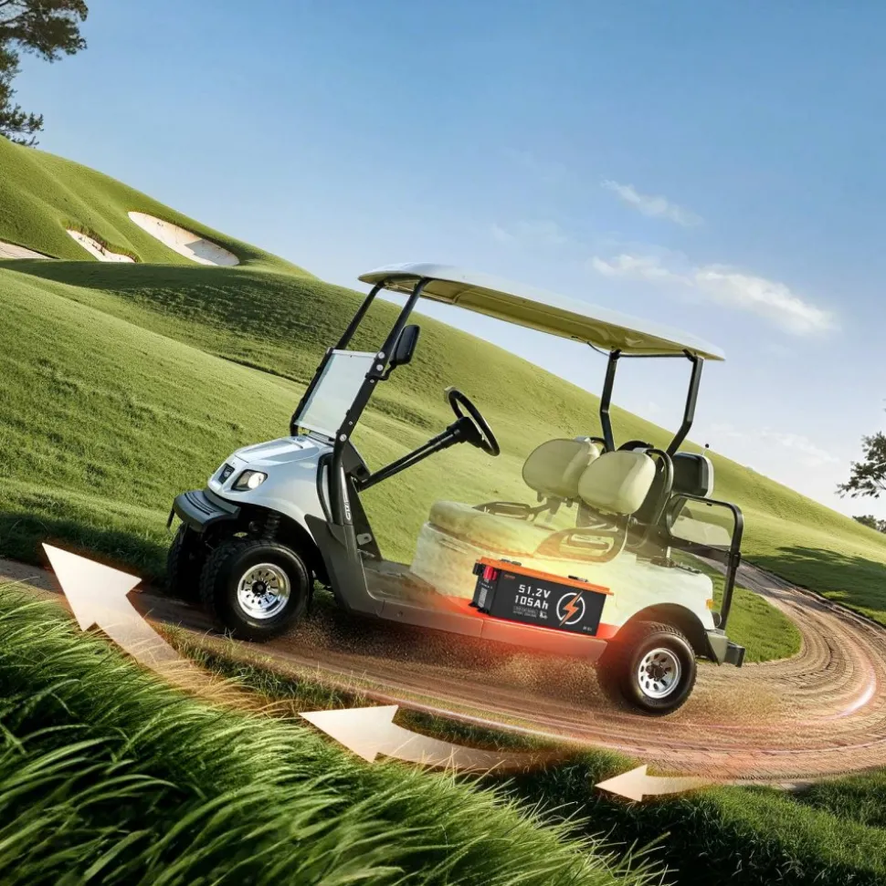 VEVOR 48V 105Ah Golf Cart Lithium Battery, 48 Volt Golf Cart Battery with 200A BMS, Touch Monitor and Mobile APP, LiFePO4 Battery with 600A Peak Current, 20A Charger and 4000+ Cycles, for Golf Carts