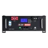 VEVOR 48V 600Ah LiFePO4 Lithium Battery, 6 Pack 100Ah, 30.72kWh Capacity, 51.2V Server Rack LiFePO4 Battery with Bluetooth, Max 6000 Cycles, LCD Display, for Off-Grid, Solar System, Backup Power
