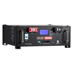 VEVOR 48V 200Ah LiFePO4 Lithium Battery, 2 Pack 100Ah, 10.24kWh Capacity, 51.2V Server Rack LiFePO4 Battery with Bluetooth, Max 6000 Cycles, LCD Display, for Off-Grid, Solar System, Backup Power