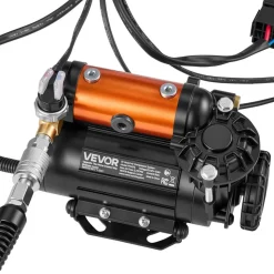 VEVOR 12V Air Compressor 0.5HP 2.72 SCFM Portable Tire Inflator Max 210PSI, Heavy Duty Offroad Air Pump with Differential Lock Harness, Adapters & 19FT Air Hose for Pickup Truck SUV Off-Road Vehicles