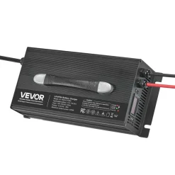 VEVOR 36V 18A Lithium Battery Charger, 43.8V, AC-DC LiFePO4 Smart Charger, with Anderson Connector, LED Indicator, 0V Activation, for Lithium LiFePO4 Deep Cycle Rechargeable Batteries of Boat, RV