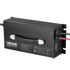 VEVOR 36V 18A Lithium Battery Charger, 43.8V, AC-DC LiFePO4 Smart Charger, with Anderson Connector, LED Indicator, 0V Activation, for Lithium LiFePO4 Deep Cycle Rechargeable Batteries of Boat, RV