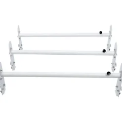 VEVOR Van Roof Ladder Rack, 3 Bars Alloy Steel Roof Racks, 750 LBS Capacity Rain-Gutter Roof Rack, Adjustable Length 40.2