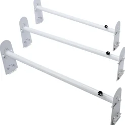 VEVOR Van Roof Ladder Rack, 3 Bars Alloy Steel Roof Racks, 750 LBS Capacity Rain-Gutter Roof Rack, Adjustable Length 40.2