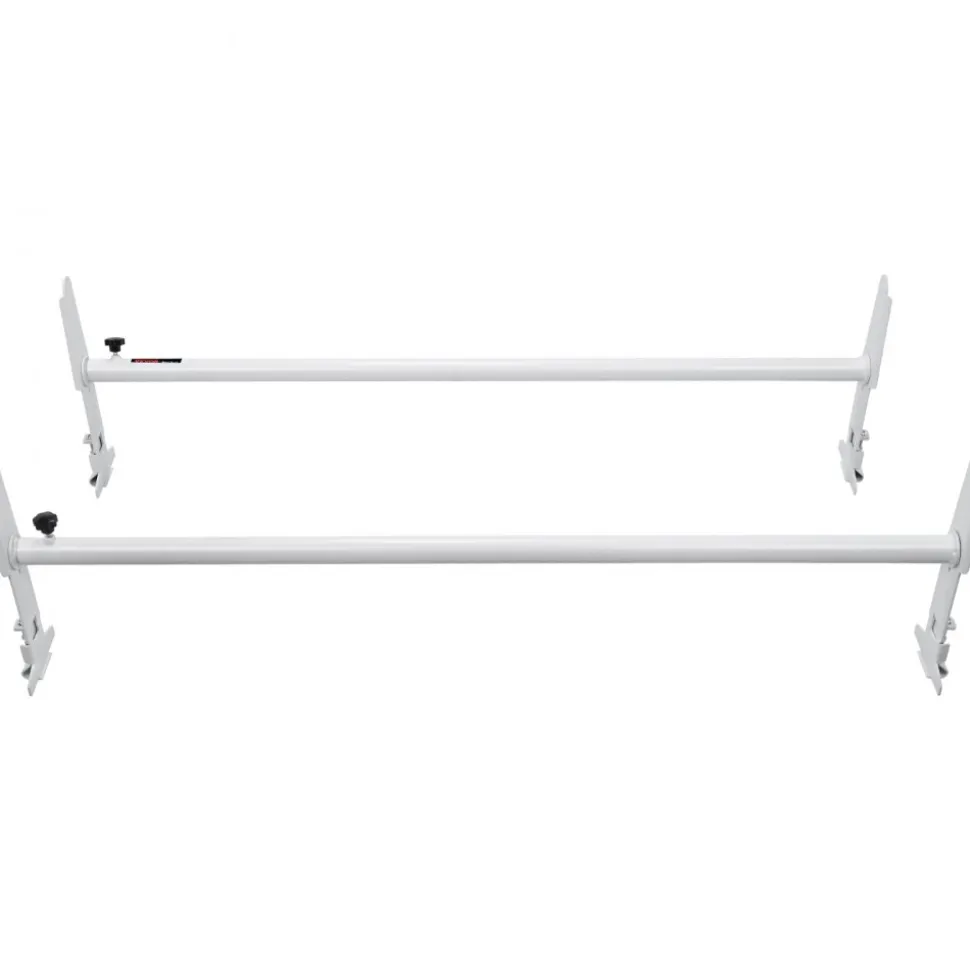 VEVOR Van Roof Ladder Rack, 2 Bar Alloy Steel Ladder Racks, Adjustable from 47.2"-78.7", 500 lbs Capacity, Roof Rack Compatible with Full-size Vans with Rain Gutter, Chevrolet Express, GMC Savana, etc