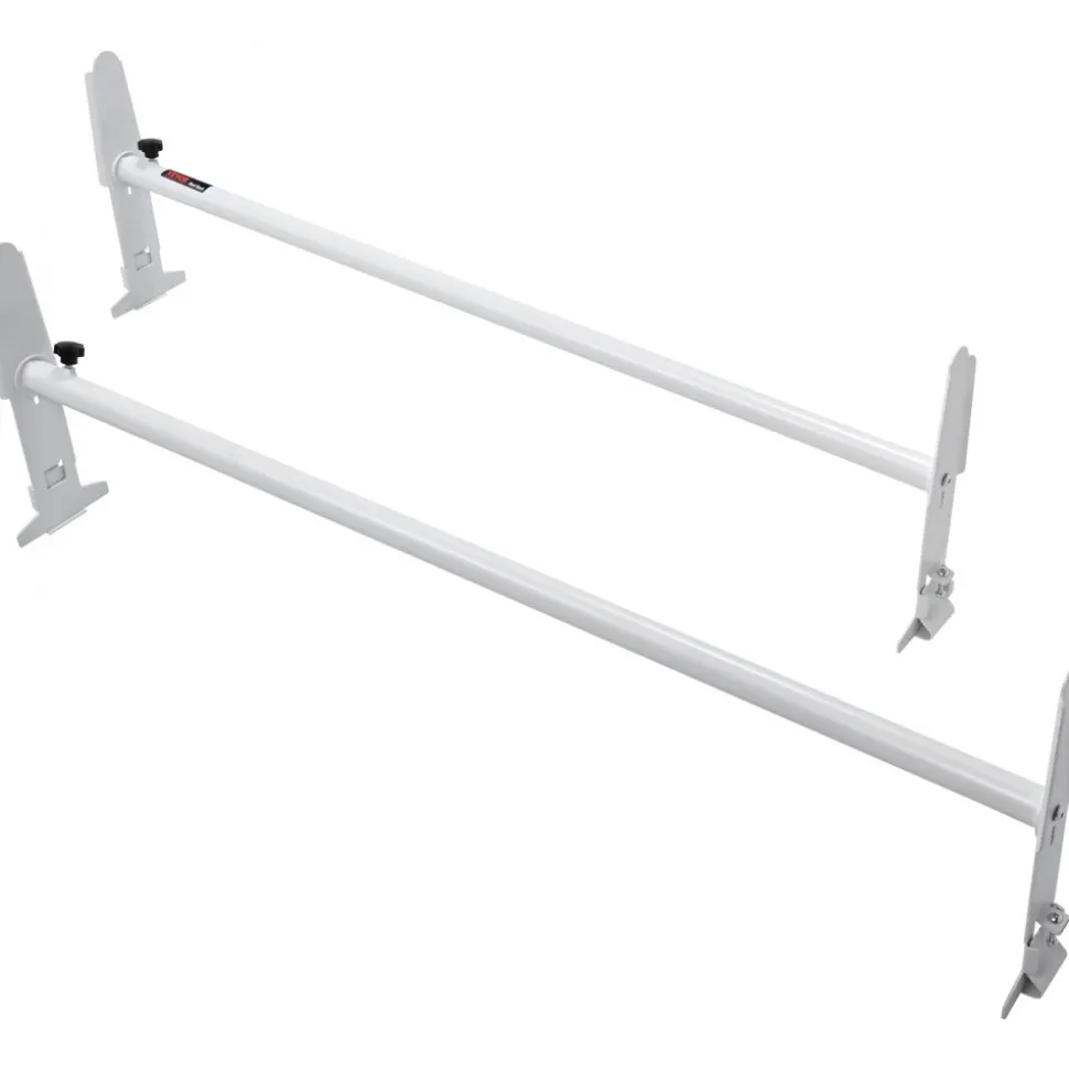 VEVOR Van Roof Ladder Rack, 2 Bar Alloy Steel Ladder Racks, Adjustable from 47.2"-78.7", 500 lbs Capacity, Roof Rack Compatible with Full-size Vans with Rain Gutter, Chevrolet Express, GMC Savana, etc
