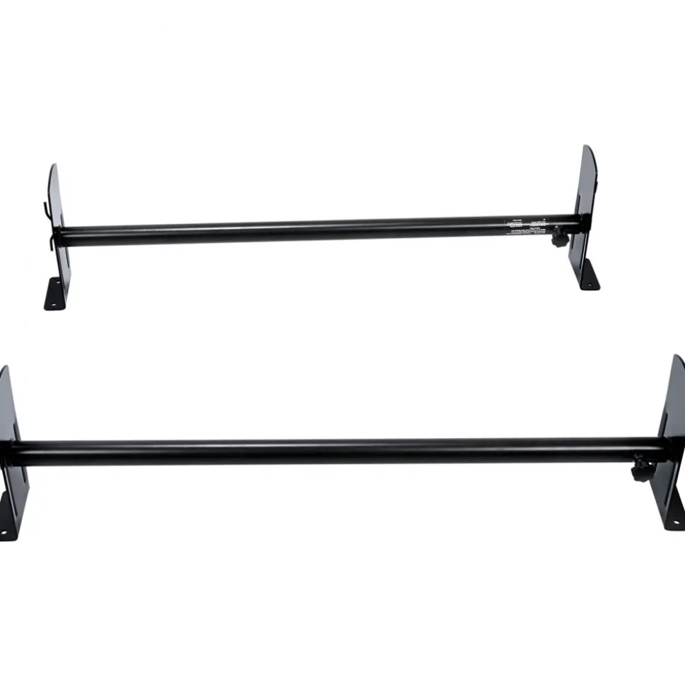 VEVOR Van Roof Ladder Rack, 2 Bars Alloy Steel Roof Racks, 500 LBS Capacity Roof Rack, Adjustable Length 35.8"-52.4", Van Ladder Rack Compatible with Chevrolet Express, GMC Savana, etc, Drilling Mount