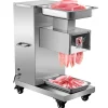 VEVOR 110V Commercial Meat Cutter Machine 1100LB/H Electric Meat Cutting Machine 750W Commercial Meat Slicer 3mm Blade Restaurant Food Slicer Stainless Steel For Kitchen Restaurant Supermarket