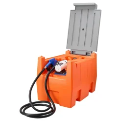 VEVOR 12V DEF Transfer Pump Kit, 8.5 GPM, Diaphragm Irrigation Self Priming Electric Water Pump, with 58 Gallon Tank, Automatic Nozzle, 13.12 ft Hose, 26.25 ft Lift, for Diesel Exhaust Fluid Urea