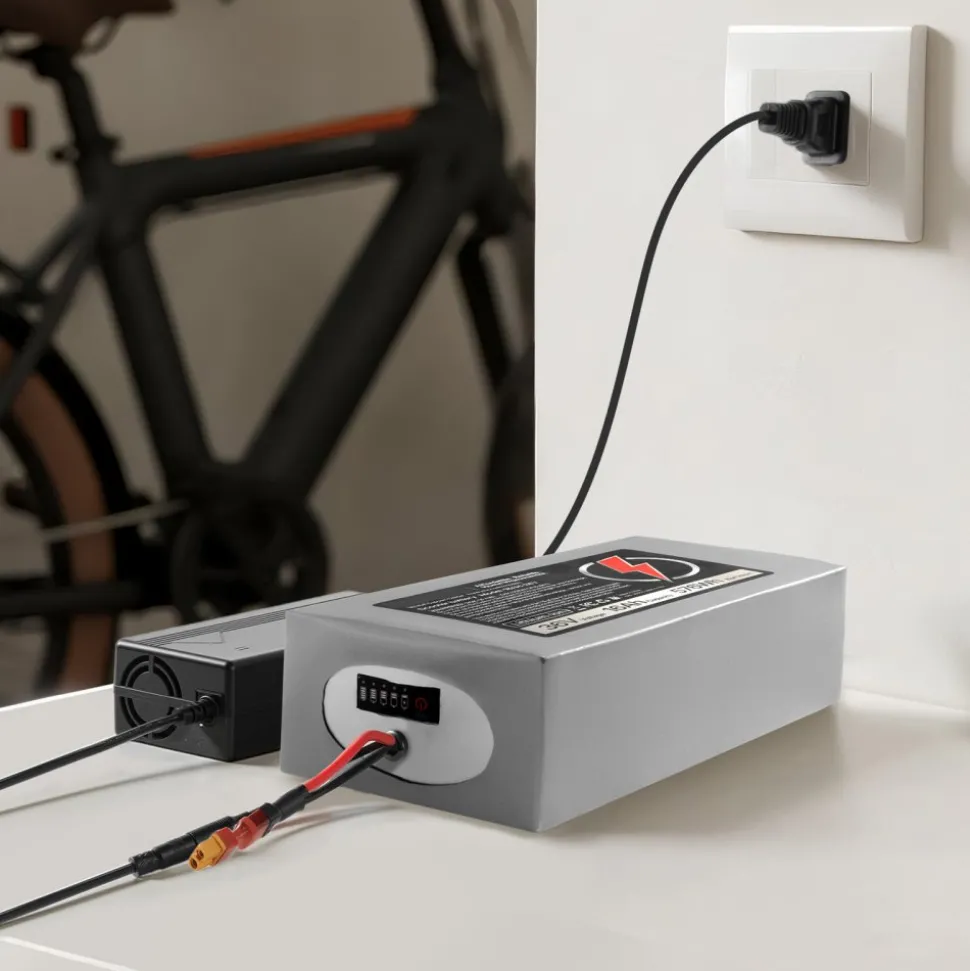 VEVOR 36V Electric Scooter Battery, 16Ah, Ebike Lithium Battery Pack with 30A BMS, Charger, T-Plug Expansion Cable, 500+ Cycles, Compatible with 2880W Motors, for Electric Bikes Bicycles, Scooters