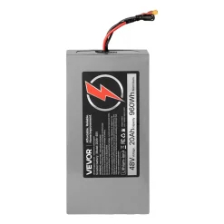 VEVOR 48V Electric Scooter Battery, 20Ah, Ebike Lithium Battery Pack with 30A BMS, Charger, T-Plug Expansion Cable, 500+ Cycles, Compatible with 4800W Motors, for Electric Bikes Bicycles, Scooters