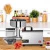 VEVOR 110V Electric Tomato Strainer 370W Commercial Grade Tomato Milling Machine Stainless Steel Tomato Press and Strainer 90-160 Kg/H Pure Copper Motor Food Strainer and Sauce Maker