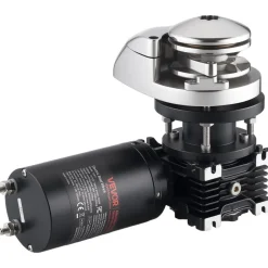 VEVOR Vertical Fishing Windlass, 12V DC 1100W, Windlass Anchor Systems Fit for 1/4-Inch Chain or 9/16 & 5/8 Inch Nylon Rope, Max Pull 700 lbs, 316 Stainless Steel Construction, for Boats 20-36 ft