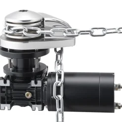 VEVOR Vertical Fishing Windlass, 12V DC 1100W, Windlass Anchor Systems Fit for 1/4-Inch Chain or 9/16 & 5/8 Inch Nylon Rope, Max Pull 700 lbs, 316 Stainless Steel Construction, for Boats 20-36 ft