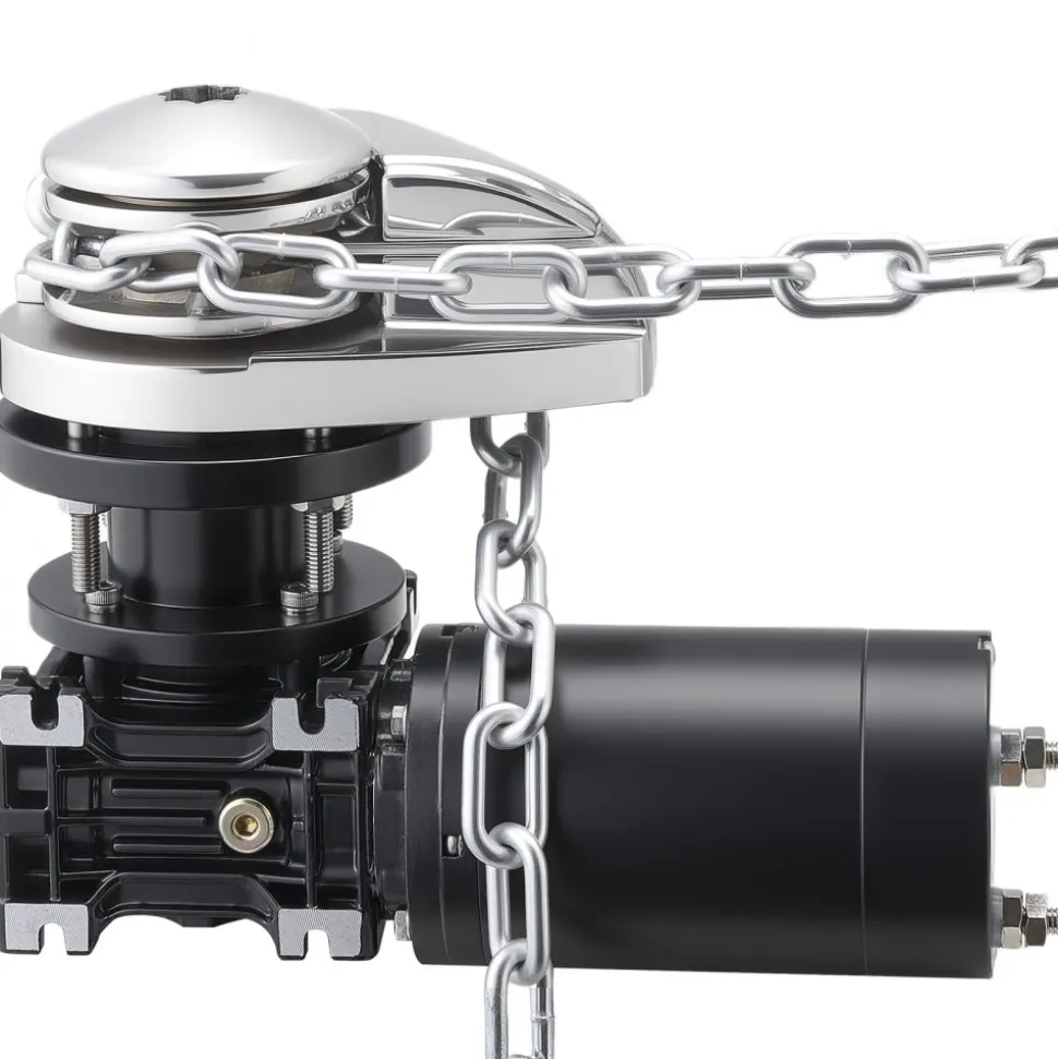 VEVOR Vertical Fishing Windlass, 12V DC 1100W, Windlass Anchor Systems Fit for 1/4-Inch Chain or 9/16 & 5/8 Inch Nylon Rope, Max Pull 700 lbs, 316 Stainless Steel Construction, for Boats 20-36 ft