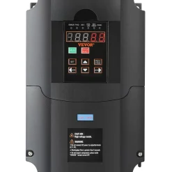 VEVOR VFD 10HP, 7.5KW, 35A, 1 or 3 Phase 220V Input to 3 Phase 220V Output Variable Frequency Drive, 40-60Hz Input, 0-400Hz Output VFD for Spindle Motor CNC Speed Control