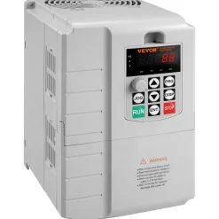 VEVOR VFD 7.5KW, 34A, 10HP Variable Frequency Drive for 3-Phase Motor Speed Control