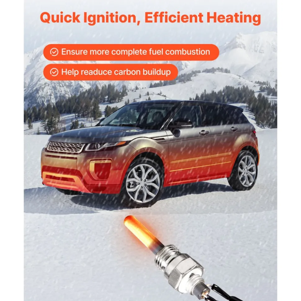 VEVOR 8V Glow Plug Repair Kit, Glow Plug Heater Repair Parking Heater Maintenance Kit with Atomization Mesh, Compatible with 5KW 8KW Diesel Air Heaters Models, Diesel Heaters Parts for Car Truck