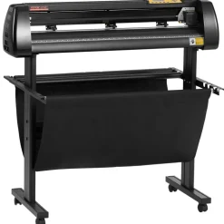 VEVOR Vinyl Cutter, 34Inch Bundle, Vinyl Cutter Machine, Manual Vinyl Printer, LCD Display Plotter Cutter Sign Cutting with Signmaster Software for Design and Cut, with Supplies, Tools