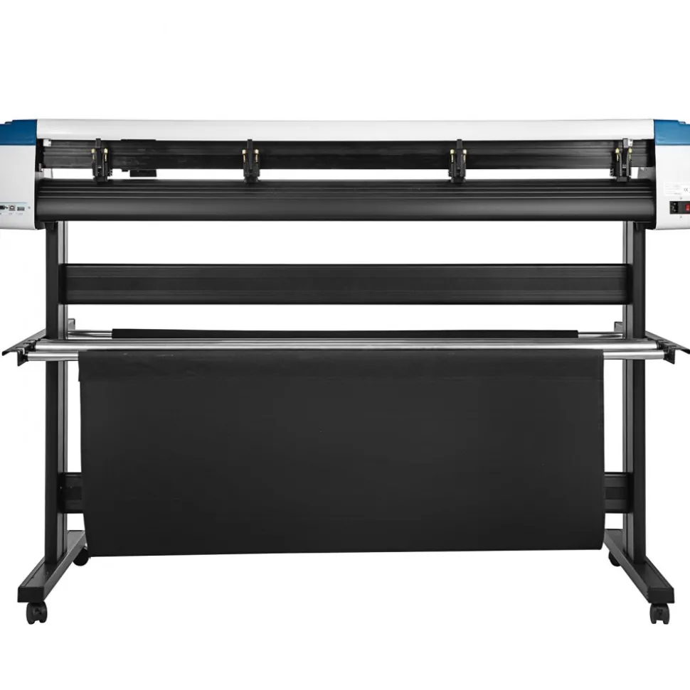 VEVOR Vinyl Cutter 53 Inch Vinyl Cutter Machine Semi-Automatic DIY Vinyl Printer Cutter Machine Manual Positioning Sign Cutting with Floor Stand Signmaster Software